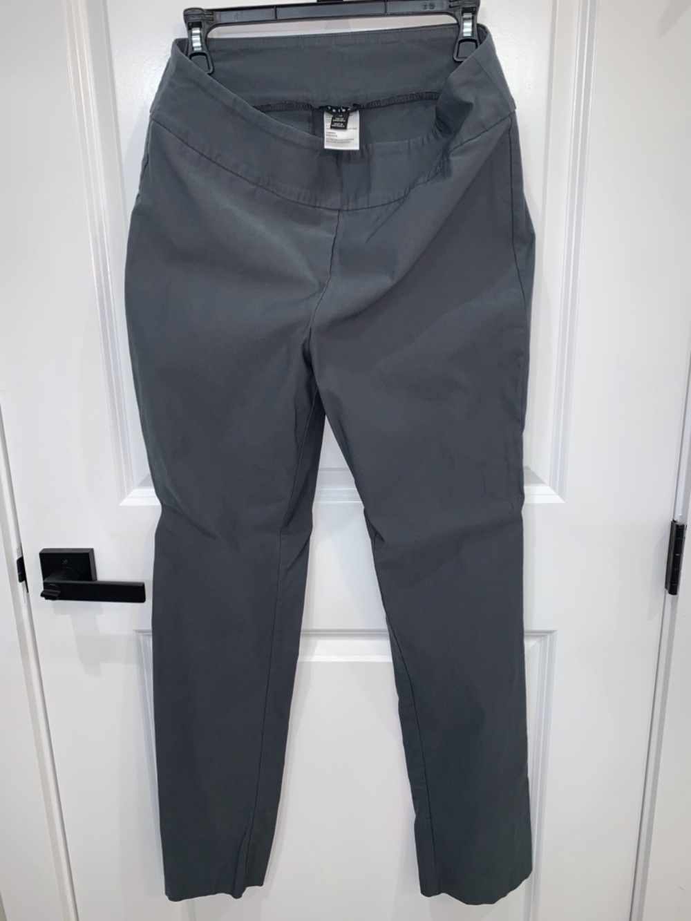 Tribal Women's Cropped Ankle Pants in Charcoal Gray